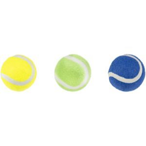 BALLES DE TENNIS SONORE MULTICOLORE 5 CM