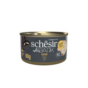 SCHESIR CHAT BOITE AFTER DARK POULET EN PATE 80 GR