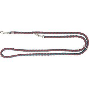 LAISSE CAVO REGLABLE SANGRIA / PETROLE S-M