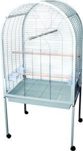 CAGE POUR PERROQUET POLLY BLANC