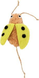 PELUCHE CHAT LEMMO COCCINELLE VERT