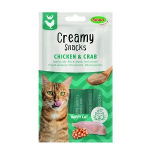 CREAMY SNACK POULET & CRABE X 4 60 GR