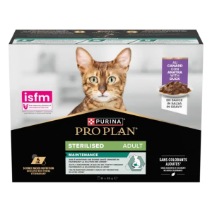 PRO PLAN ADULT STERILISED MAINTENANCE CANARD 10X85GR GELEE
