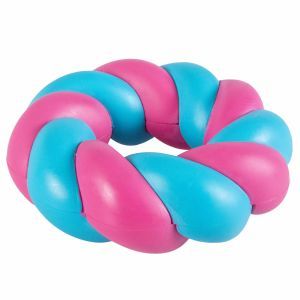 JOUET COOCKOO MALLOW RING ROSE / BLEU
