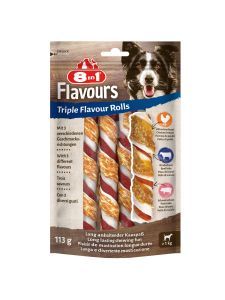 8 IN 1 TRIPLEFLAVOUR ROLLS 113 GR