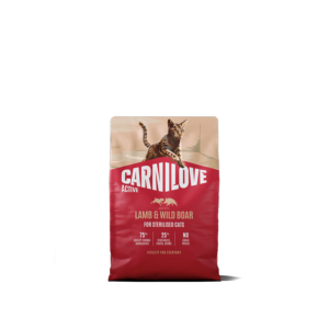 CARNILOVE CHAT STERILISE AGNEAU & SANGLIER SAUVAGE 2 KG