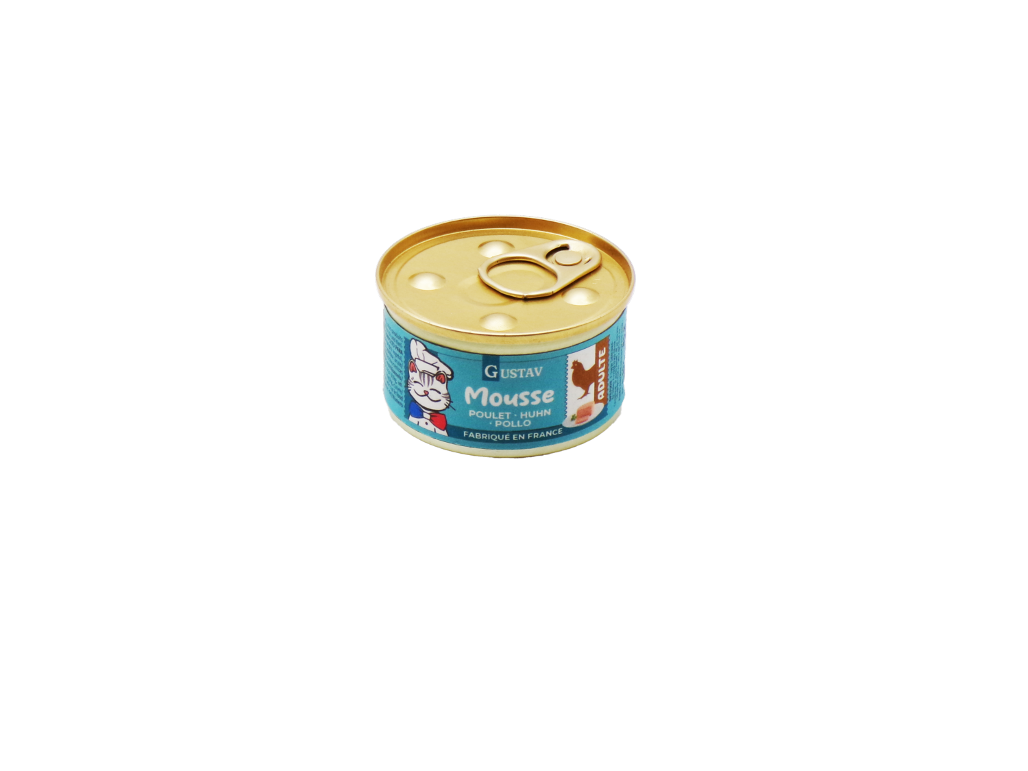 GUSTAV CHAT MOUSSE POULET 85 GR