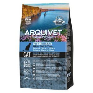 ARQUIVET CAT STERILISED AU POISSON BLANC ET AU THON 1,5 KG