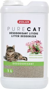 PURE CAT DESODORISANT LITIERE CHEVREFEUILLE