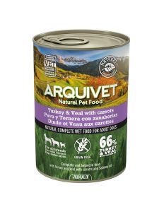 ARQUIVET ADULTE DINDE VEAU CAROTTES 400GR