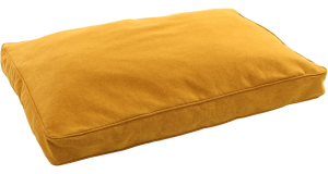 COUSSIN ZIVA RECTANGULAIRE OCRE 80 CM