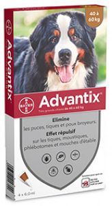 ADVANTIX GRAND CHIEN 25/40KG X4