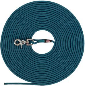 LAISSE DE SUIVI RONDE MOUSQUETON A GACHETTE PETROLE 5 M