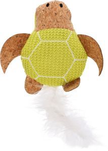 PELUCHE CHAT LEMMO TORTUE VERT