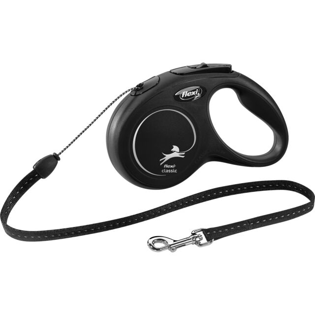 FLEXI NEW CLASSIC CORDE S 5 M NOIR