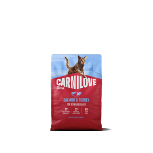 CARNILOVE CHAT ACTIVE STERILISE SAUMON DINDE 2 KG