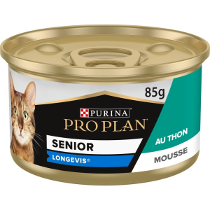 PRO PLAN BOITE ADULTE +7  MOUSSE THON 85 GR