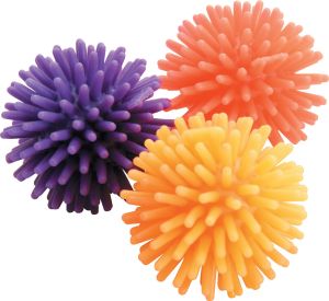 3 BALLES ETOILES POUR CHAT 4 CM