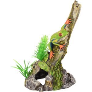 DECOR GRENOUILLE SUR UNE BRANCHE