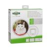 PORTE A CHAT 4 POSITION LUXE BLANCHE PETSAFE