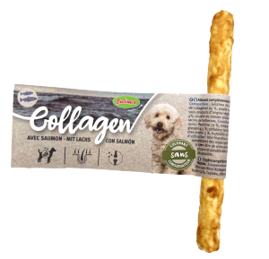 STICK DE COLLAGENE AU SAUMON 13 CM