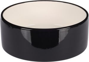 GAMELLE CERAMIQUE RONDE ROCKY NOIR ET BLANC 13 CM