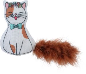 CHATOUILLE JOUET CHAT FLEUR