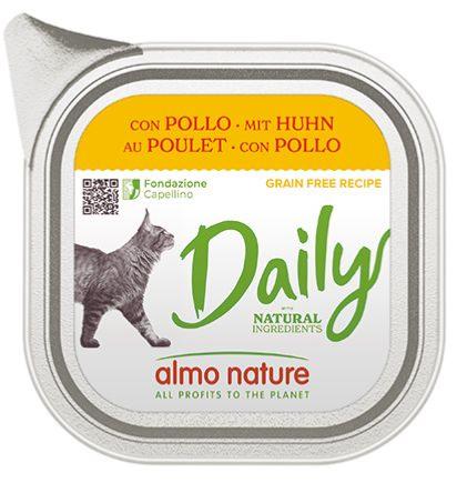 DAILY CHAT BARQUETTE POULET 100 GR
