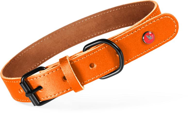 COLLIER CUIR CLASSIC FAUVE 30 CM