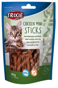 PREMIO MINI STICK CHAT POULET RIZ