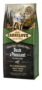 CARNILOVE CHIEN ADULTE CANARD FAISAN 12 KG