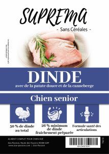 SUPREMA SANS CEREALES SENIOR DINDE 2 KG