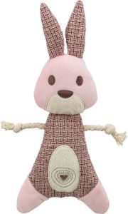 PELUCHE VIVIANA LAPIN AVEC CORDE