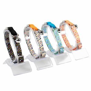 COLLIER CHAT SPHERES COLOREES