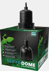 REPTO DOME E27 NOIR 14 CM