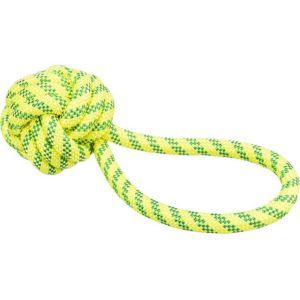 AQUA TOY CORDE DE JEU AVEC BALLE TRESSEE
