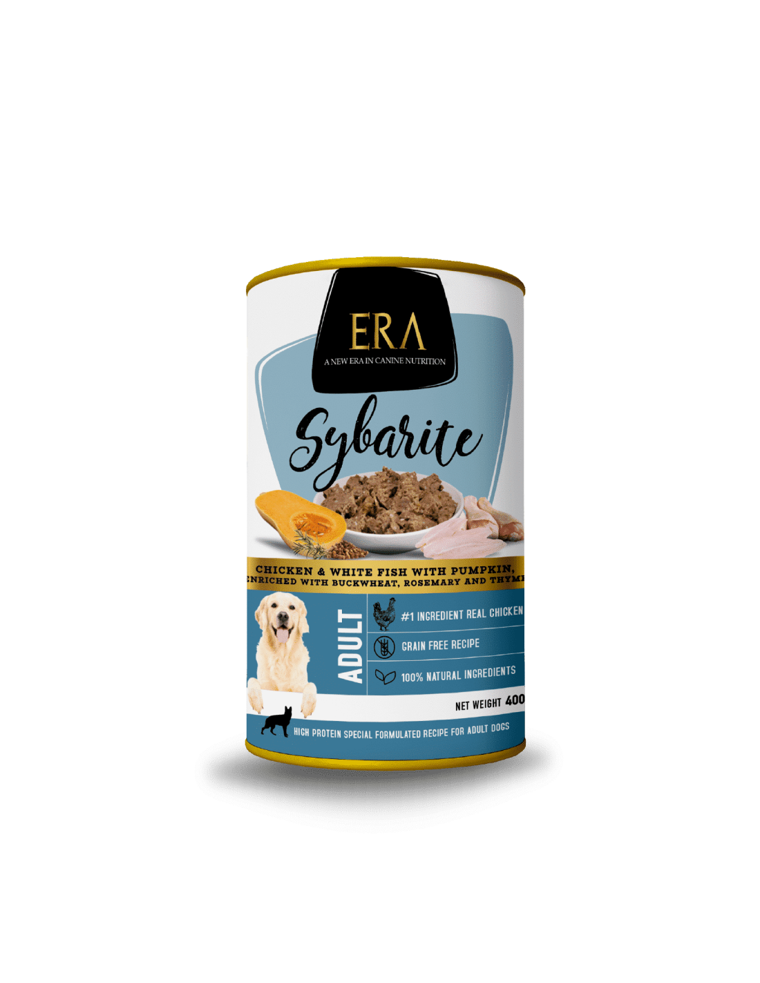 ERA SYBARITE ADULTE POULET & POISSON BLANC 400GR