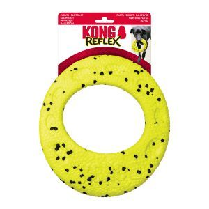 KONG REFLEX FLYER JAUNE