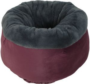 CORBEILLE DOUDOU LOUISE BORDEAUX 38 CM