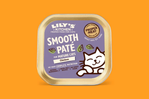 LILY'S KITCHEN CHAT SENIOR TERRINE AU POULET 85 GR