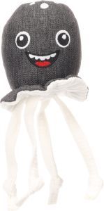 JOUET FLIPPER POULPE GRIS S