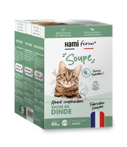 HAMIFORM SOUPE CHAT RICHE EN DINDE 80 GR X 10