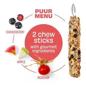 PUUR STICKS RONGEUR POIMME & ARONIE X 2