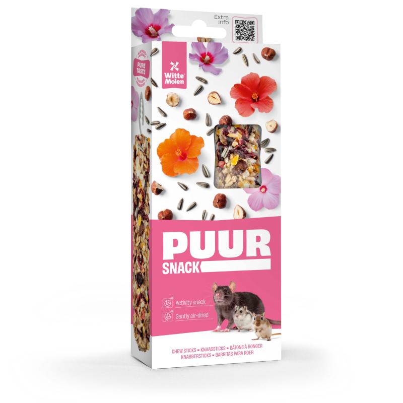 PUUR STICKS RONGEUR NOISETTE & HIBISCUS X 2