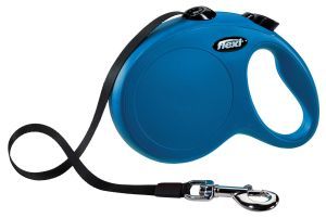 FLEXI CLASSIC SANGLE GRAND CHIEN BLEU 5 M