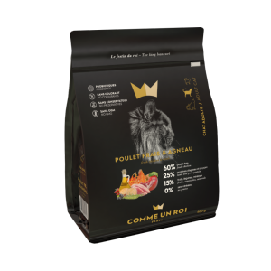 COMME UN ROI CHAT POULET / AGNEAU 0.4 KG