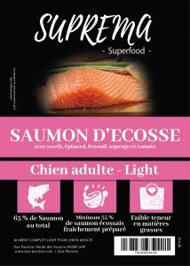 SUPREMA SUPERFOOD CHIEN LIGHT AU SAUMON 2 KG