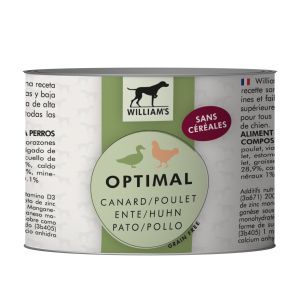WILLIAM'S OPTIMAL CANARD / POULET 200 GR