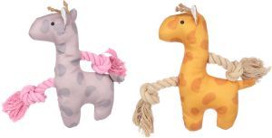 JOUET CHIOT BRITTY CERF AVEC CORDE
