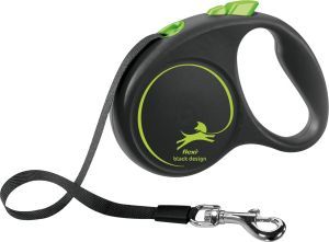 FLEXI BLACK DESIGN SANGLE NOIR VERT 5 M S